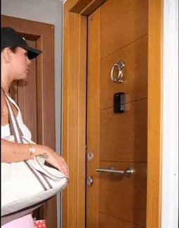 Walk up to your door &mdash; face recognition unlocks it before you touch it